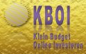 Logo groot KBOI klein budget online investeren