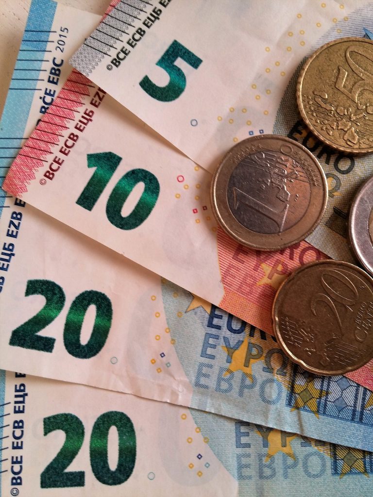Euro geld budget